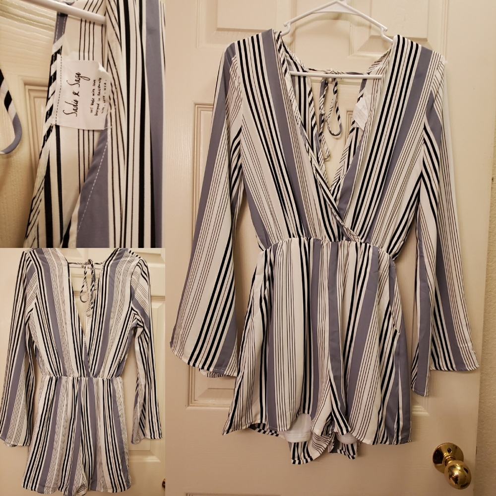 Sadie & Sage Long Sleeve Romper